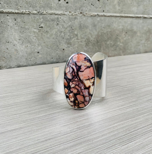 Tiffany Stone Statement Cuff Bracelet
