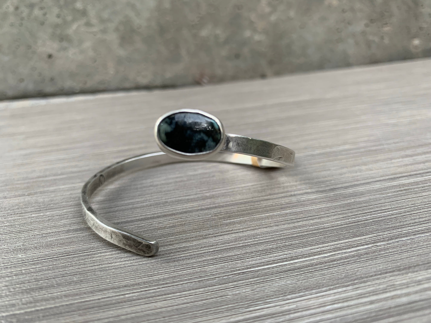 Snowville Utah Variscite Signature Cuff Bracelet
