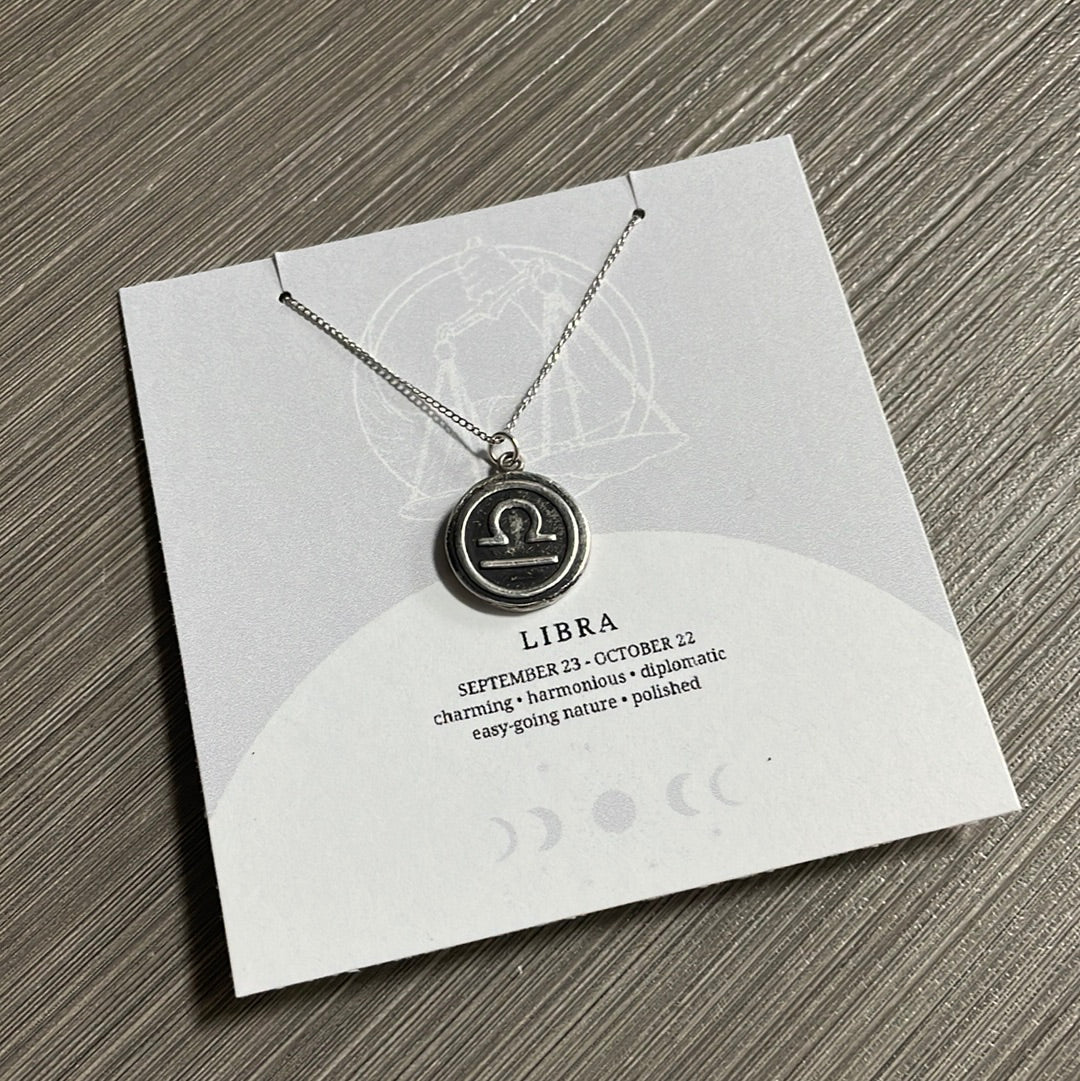 Zodiac Libra Token Charm