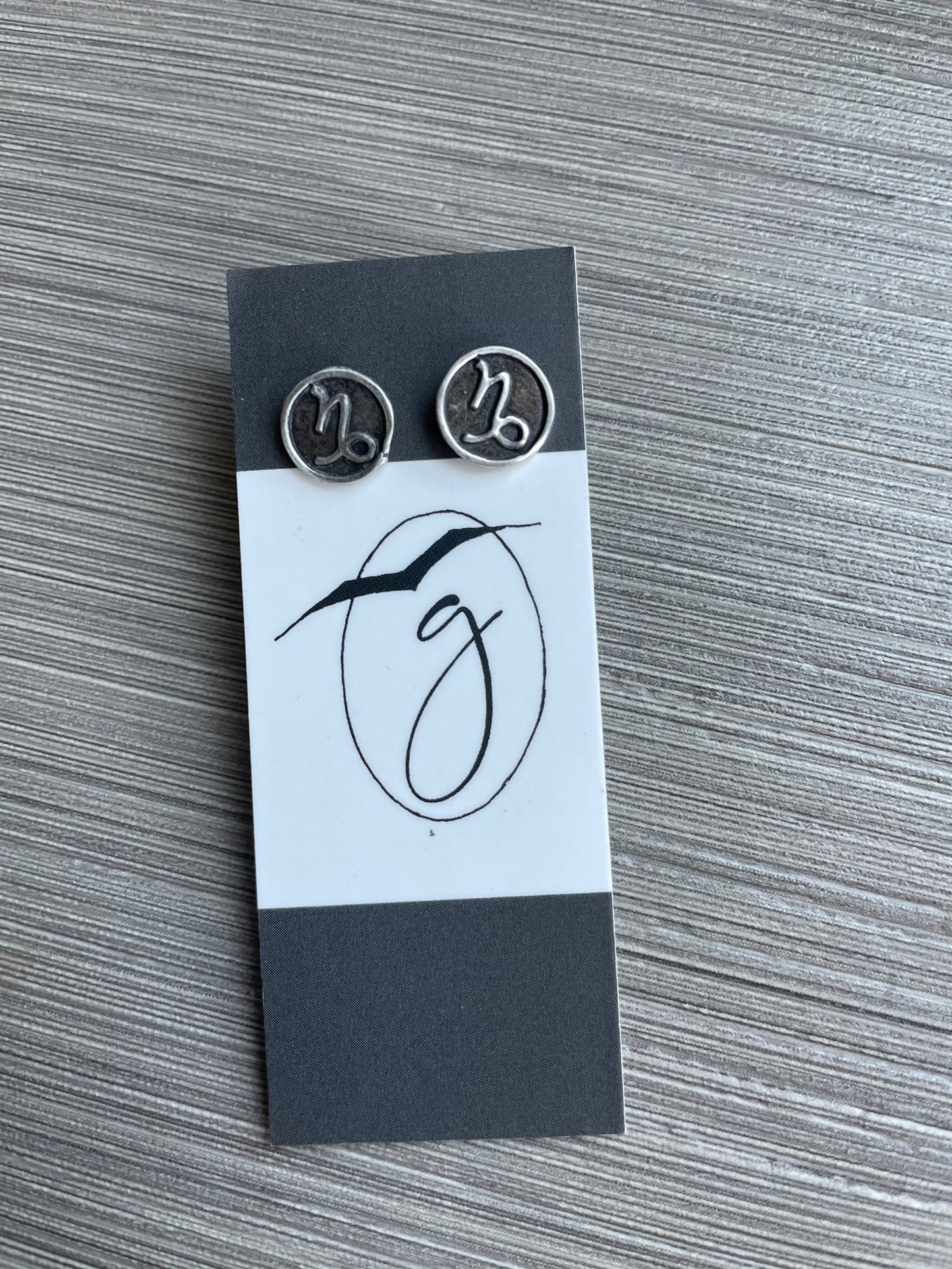 Zodiac Capricorn Earrings
