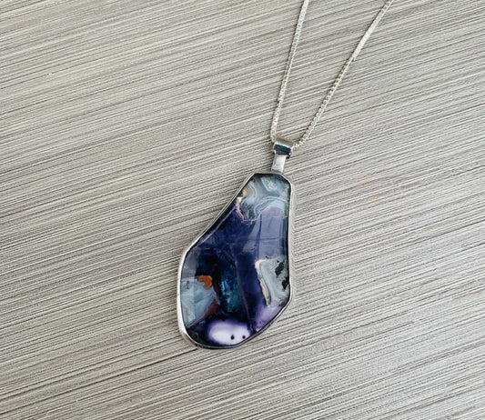 Tiffany Stone Pendant Necklace